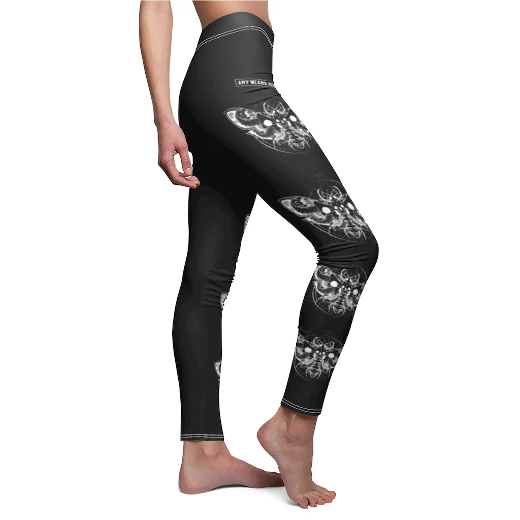 Death Moth Leggings Black - Image 6
