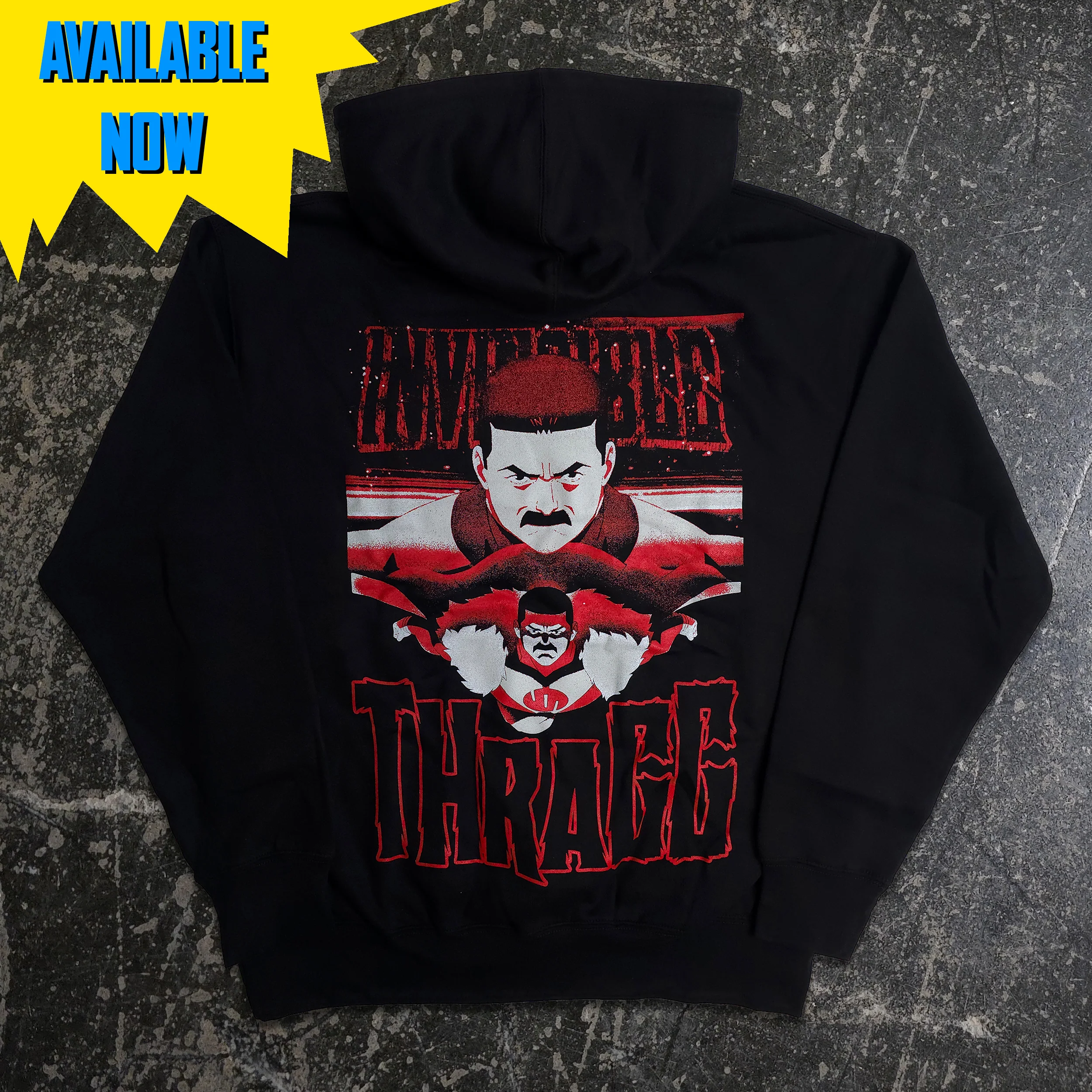 Thragg Skull Pullover Hoodie - Image 3